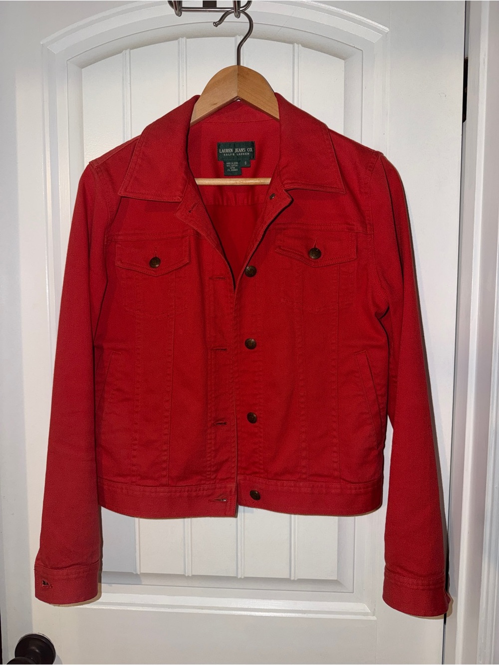 VTG 90s Lauren Jeans trucker denim jacket